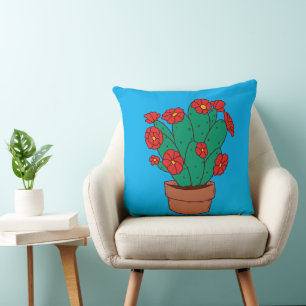 Coussin Illustration de cactus