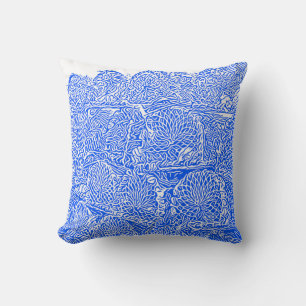 Coussin Illustration de casier à homard - Inverse clair 