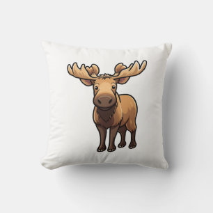 Coussin Illustration de cerf de dessin