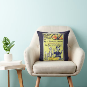 Coussin Illustration de couverture de livre vintage du Mag