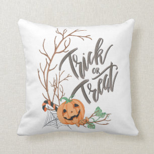 Coussin Illustration de des bonbons ou un sort
