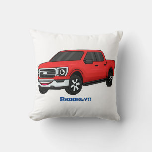Coussin Illustration de dessin animé d'un mignon petit cam