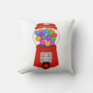 Coussin Illustration de dessin animé d'une machine à chewi