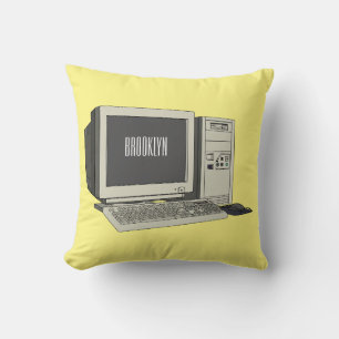 Coussin Illustration de dessin sur ordinateur