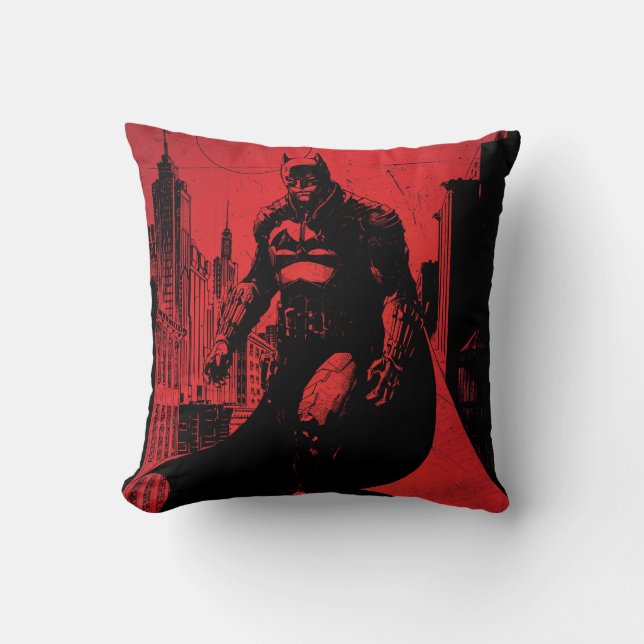 Coussin Illustration de la bande dessinée de Batman (Recto)