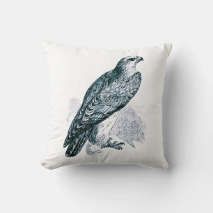 Coussin Illustration de l'aigle vintage