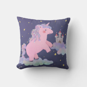 Coussin Illustration de l'Imaginaire du rêve de Unicorn