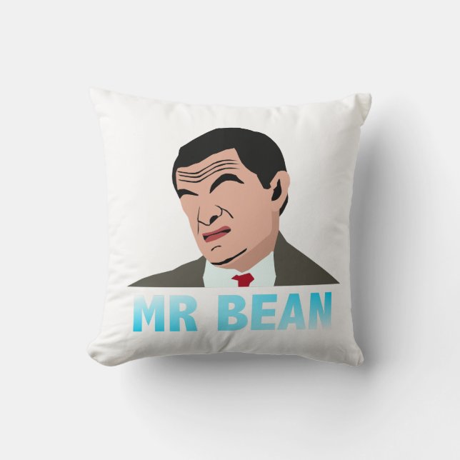 Coussin illustration de Mr Bean (Recto)
