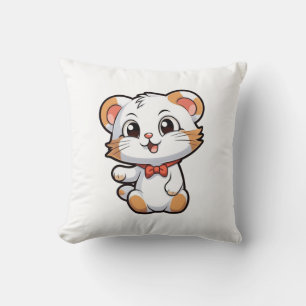Coussin Illustration de souris de dessin animé