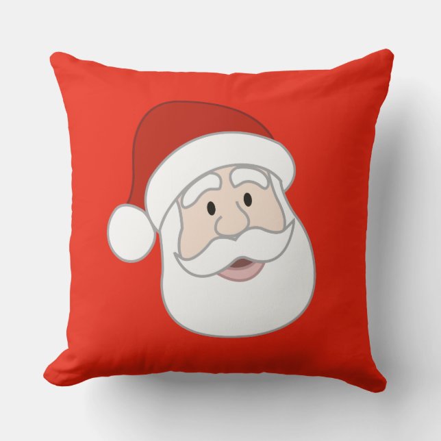 Coussin Illustration du Père Noël (Recto)
