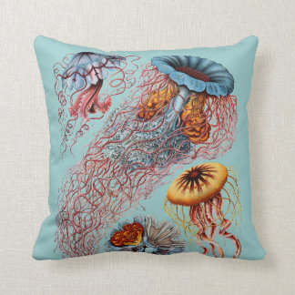 Coussin Illustration scientifique vintage de Haeckel