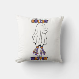 Coussin Ils me voient rouler, ils attendent Retro Ghost