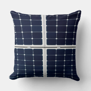 Coussin Image amusante d'un panneau solaire