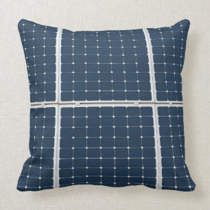 Coussin Image amusante d'un panneau solaire