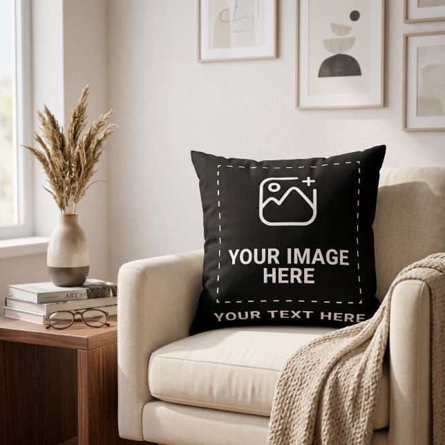 Coussin Image et texte (Créateur téléchargé)