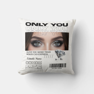 Coussin Image et texte personnalisés | Personnalisé