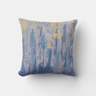 Coussin Imaginaire Abstrait Waterfront Cityscape