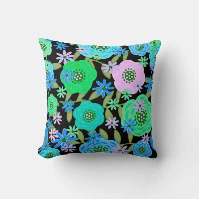 Coussin Imaginaire Floral Design (Recto)