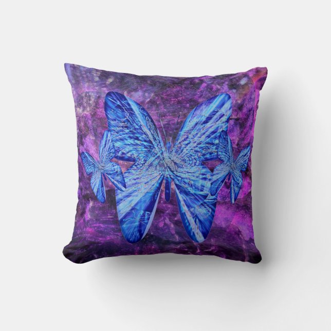 Coussin Imaginaire papillon (Recto)