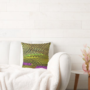 Coussin Impression Abstraite colorée "Vibrant Wilderness"