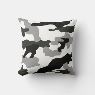 Coussin Impression camouflage gris urbain no 15