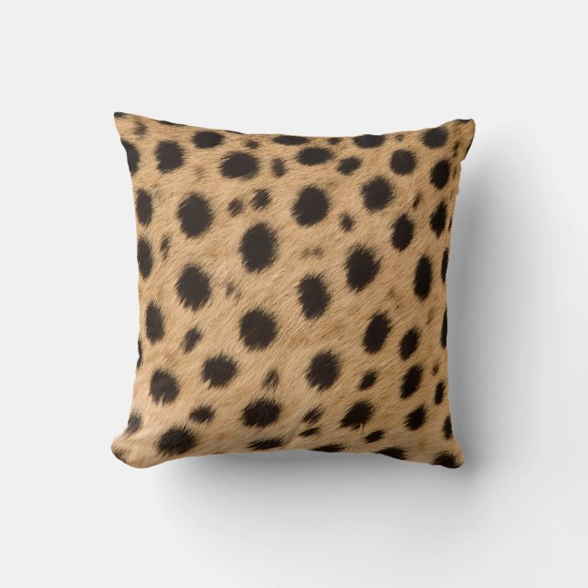 Coussin Impression Cheetah (Recto)