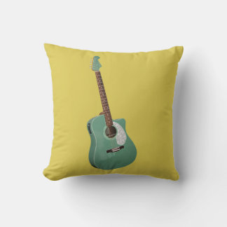 Coussin Impression d'art guitare