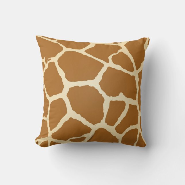 Coussin Impression de girafe (Recto)