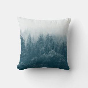 Coussin Impression de la forêt arbres nature