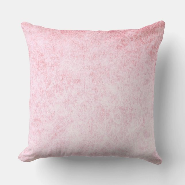 Coussin Impression de texture de velours rose clair (Recto)