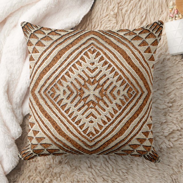 Coussin Impression de tissu de boue africaine (Couverture)
