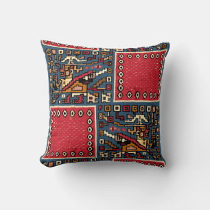 Coussin Impression du Motif moche péruvien précolombien