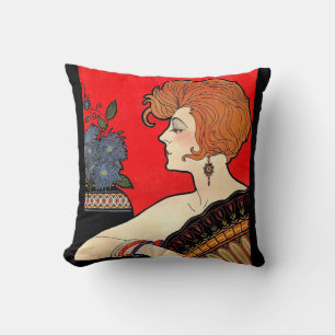 Coussin Impression féminine 1925