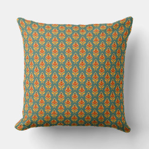 Coussin Impression géométrique rétro du milieu du siècle 1