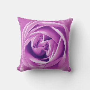 Coussin Impression rose lavande