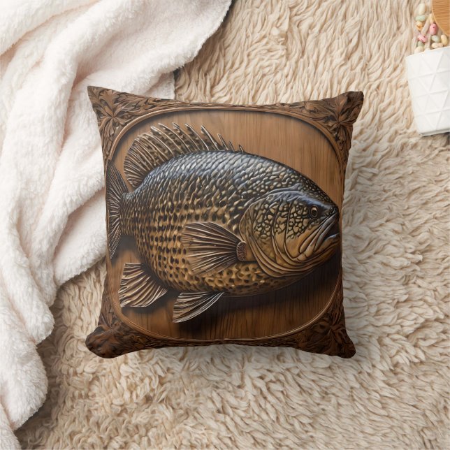 Coussin Impression textuelle 3D Australian Murray Cod, (Couverture)