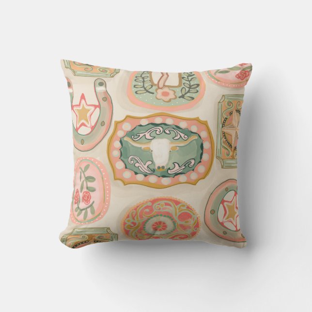 Coussin Impression Western Vintage Belt Buckle (Recto)