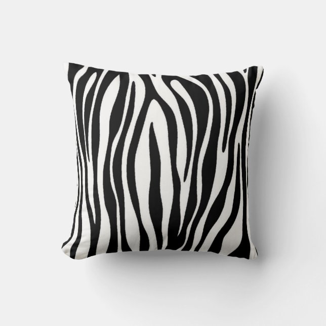 Coussin Impression Zebra (Recto)