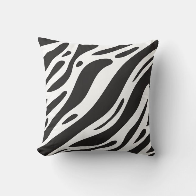 Coussin Impression zèbre (Recto)