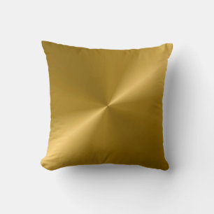 Coussin Imprimante moderne Gold Look