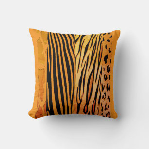 Coussin imprimé animal