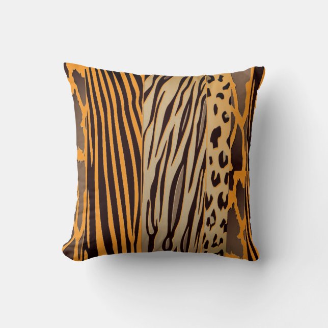 Coussin imprimé animal (Recto)