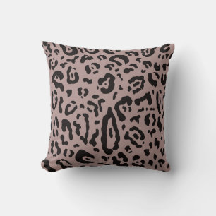 Coussin Imprimé animal Mauve Rose Guepard Léopard