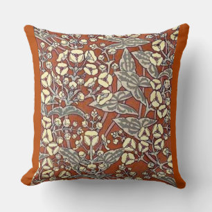 Coussin imprimé arrière - plan crème