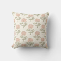 Imprimé floral de pivoine bloc vintage cottage ros