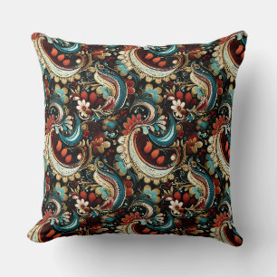 Coussin Imprimé Paisley