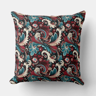 Coussin Imprimé Paisley