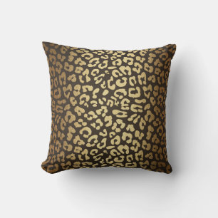 Coussin Imprimé Peau d'Animal Guépard Léopard Moderne Glam