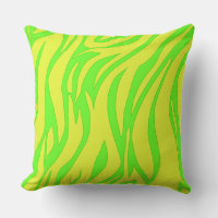 imprimé zèbre abstrait moderne vintage jaune vert