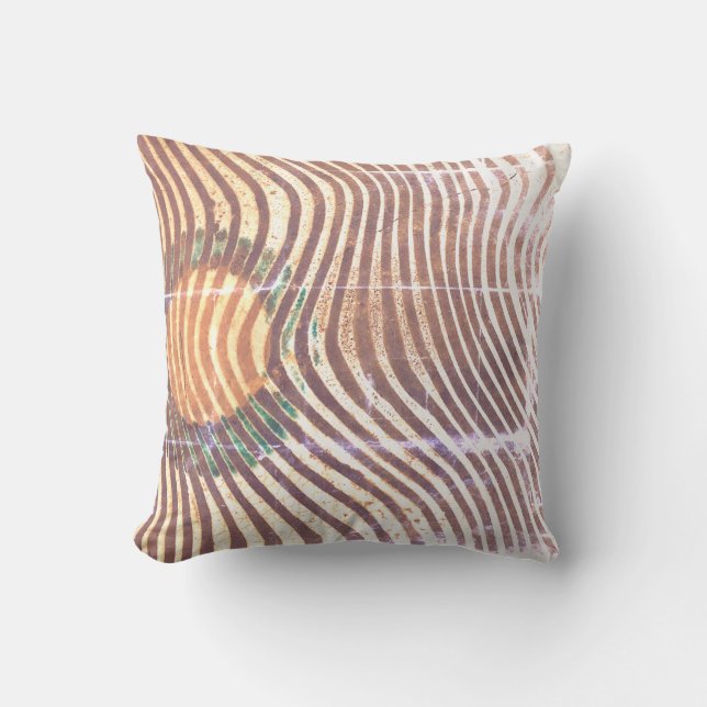 Coussin Imprimé Zèbre Imprimé Animal Motif Shibori (Recto)